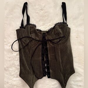 edikted corset adjustable going out top